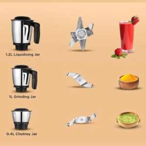 Bajaj Military Series Finesse Mixer Grinder